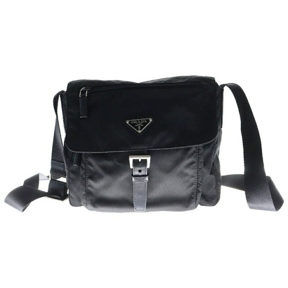 Prada Crossbody Black Nylon Triangle - Picture 1 of 6